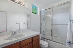 En Suite Bathroom Features Tub Shower Combination